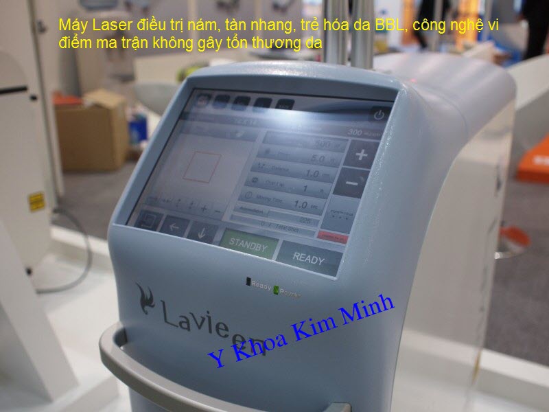 May BB Laser điều trị nám, trẻ hóa da công nghệ vi điểm ma trận Lavieen Han Quoc