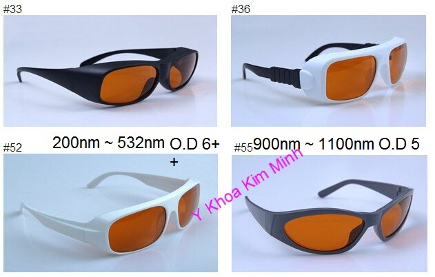 Bán mắt kính bảo vệ mắt dùng cho máy xóa xăm laser