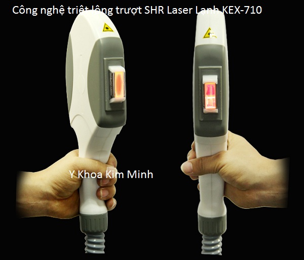 Máy triệt lông bắn trượt nhanh SHR OPT laser KEX-710