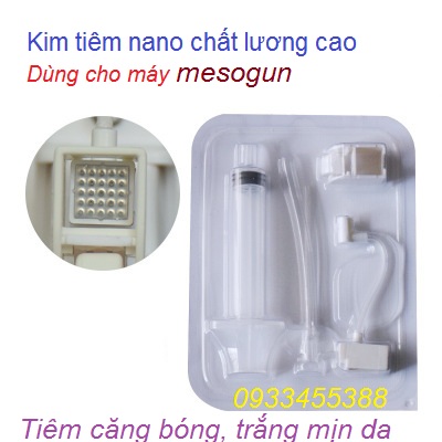 Đầu bơm tiêm căng bóng nano dùng cho máy mesogun bán tại Y khoa Kim Minh 0933455388