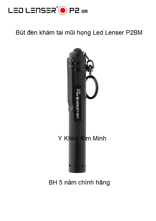 Viết đèn khám soi tai mũi họng y tế Led Lenser P2BM bán tại Y Khoa Kim Minh