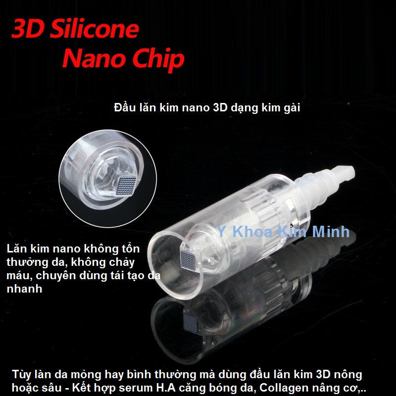 Dau lan kim nano 3D mau trang chuyen dung tay te bao chet lam trang min da Y Khoa Kim Minh 0933455388
