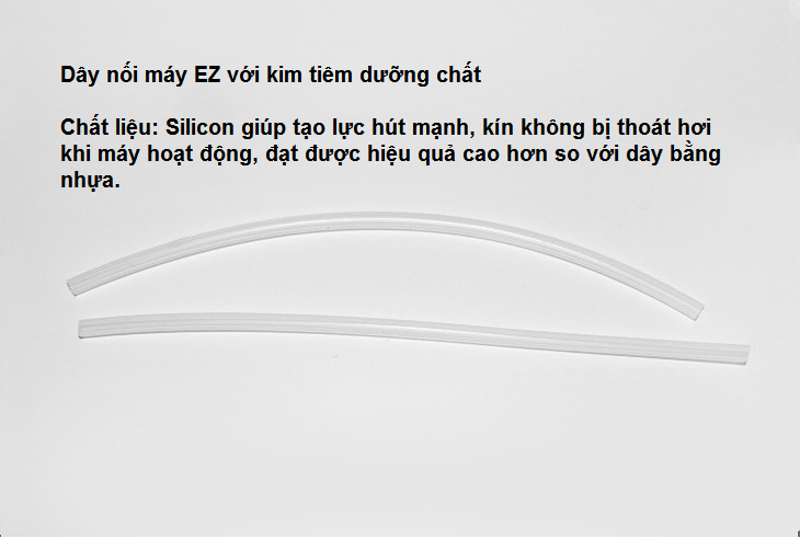 Day silicon noi may tiem duong chat EZ voi tiem bom duong chat vao da - Y khoa Kim Minh
