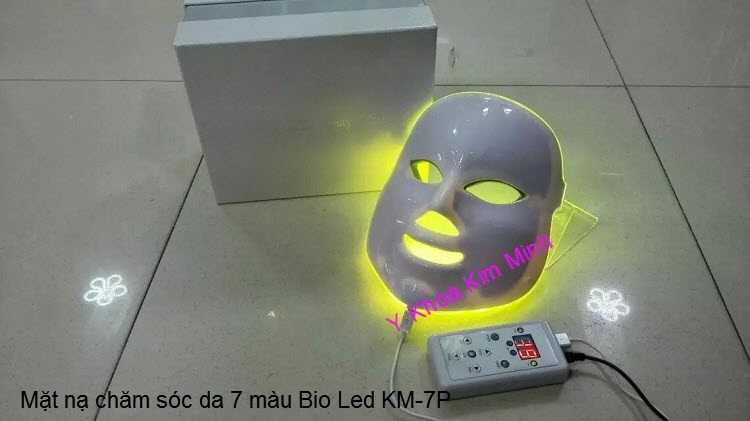 Mat na u trang da 7 mau bio led KM-7P Y Khoa Kim Minh