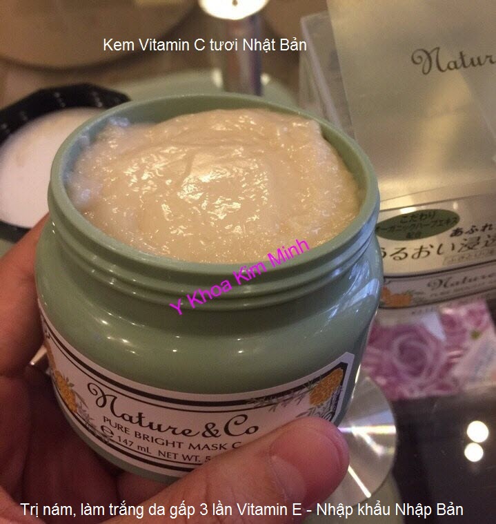 Kem duong trang da Vitamin C tuoi Nhat Ban Y khoa Kim Minh