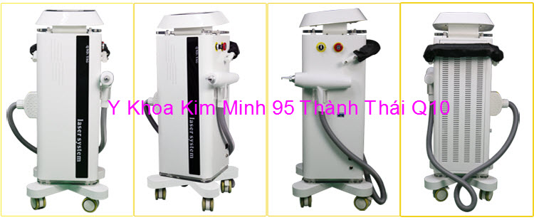 Địa chỉ bán máy laser xóa xăm liên tục 80W 10Hz LS600A Y Khoa Kim Minh