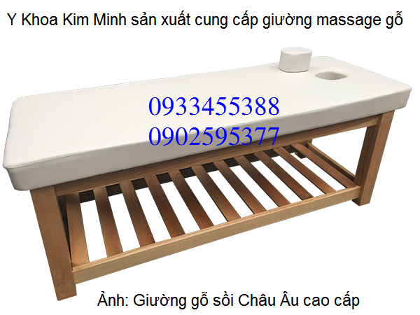 Dia chi ban giuong massage go sau cao cap Chau Au Y Khoa Kim Minh