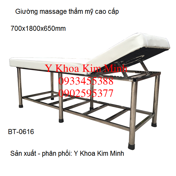 Giuong massage inox cao cap BT-0616 Y Khoa Kim Minh