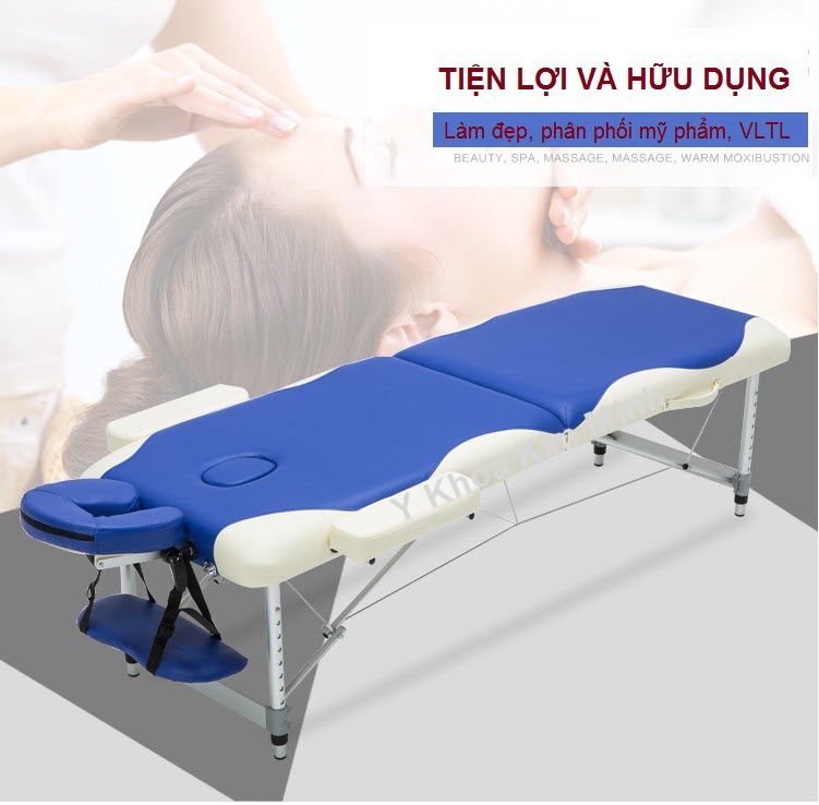 Giuong massage xach tay di dong nem 2 da - Y Khoa Kim Minh 0933455388
