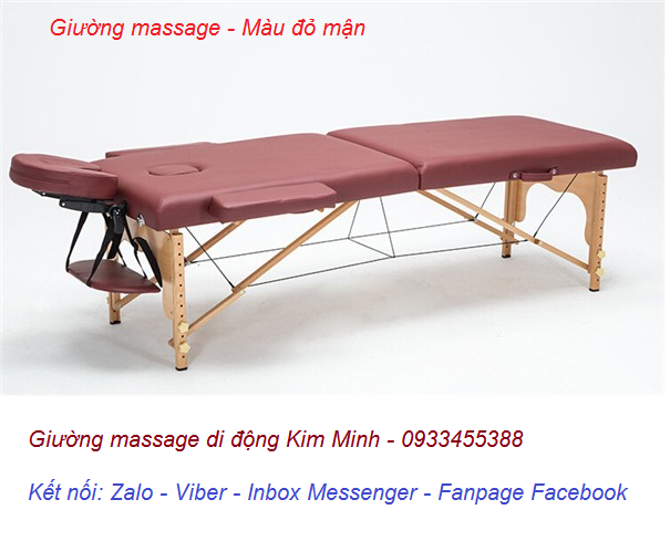 Giuong massage xep 2 khuc vali nhap khau Y Khoa Kim Minh