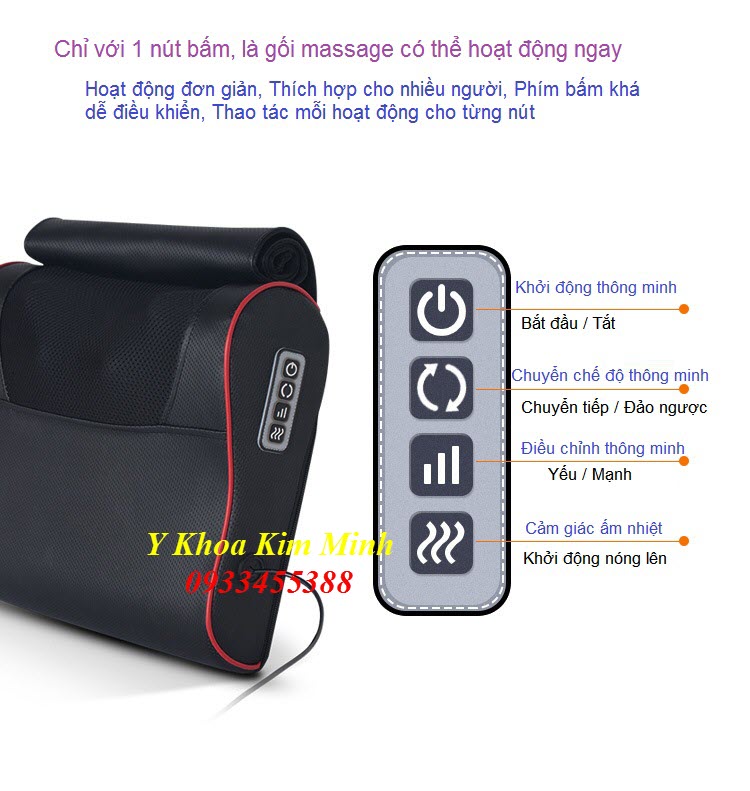 HDSD Goi massage cot song lung co bang dien C17 - Y khoa Kim Minh