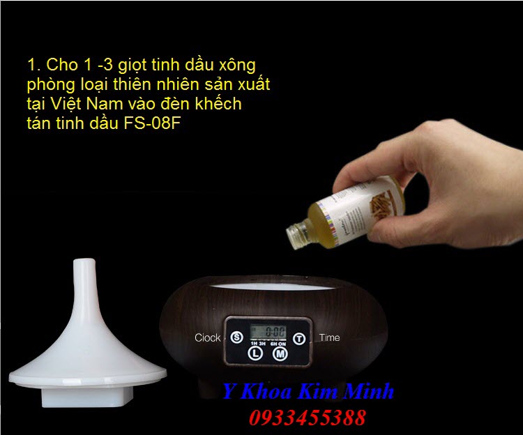 Đèn khếch tán tinh dầu xông phòng FS-08F bán tại Y khoa Kim Minh 0933455388