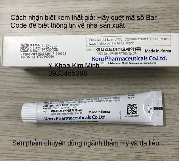J Pro Cream Lidocaine 10.56% 25mg Korea nhập khẩu Y Khoa Kim Minh