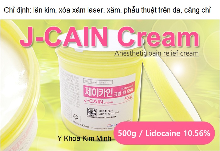 Ban gia si kem u te manh han quoc J-Caine Lidocaine 10.56% Y Khoa Kim Minh
