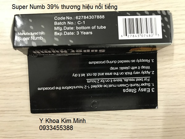 Kem u te nhanh 39% Super Numb Kim Minh 0933455388 bán tại Tp Hochiminh