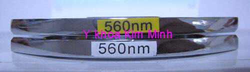 Kinh loc 560nm dùng trẻ hóa làm trắng da máy triet long Elight Y khoa Kim Minh