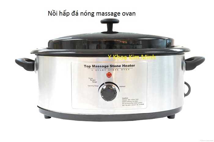 Lo hap da nong masssage dung cho massage va tri lieu giam dau bang da nong Y Khoa Kim Minh