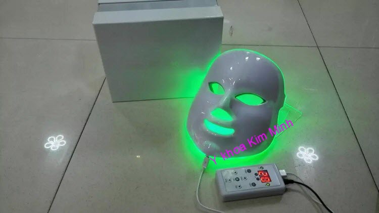 Mat na u trang da bio led 7 màu KM-7P Y khoa Kim Minh