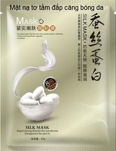 Mặt nạ tơ tăm Silk Mask giúp căng bóng da, trẻ hóa da - Y Khoa Kim Minh 0933455388
