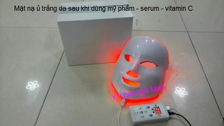 Mat na u trang da sinh hoc dung sau khi di kem duong chat serum KM-7P Y khoa Kim Minh