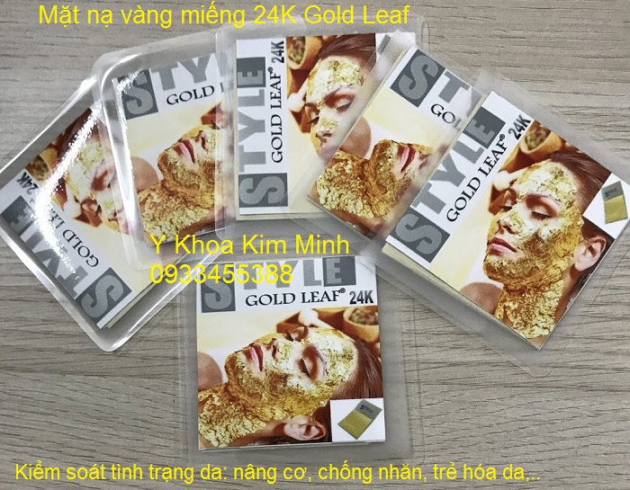 Ban mat na vang mieng dap mat Style Gold Leaf 24K tai Y Khoa Kim Minh tp hochiminh 0933455388