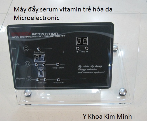 Máy đẩy dưỡng chất serum mesoderm trẻ hóa da Microelectronic