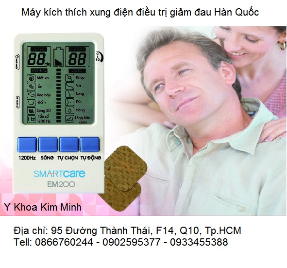 May kich thich xung dien dieu tri giam dau EM-200 Hàn Quốc Y Khoa Kim Minh phân phối giá tốt