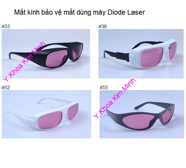 Bán gương bảo vệ mắt dùng máy diode laser Y Khoa Kim Minh