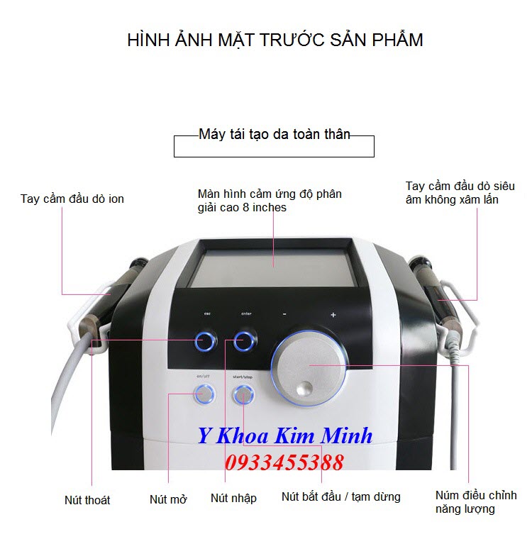Máy thẩm mỹ tái tạo da công nghệ He Plasma bán tại Tp Hồ Chí Minh - Y Khoa Kim Minh 0933455388