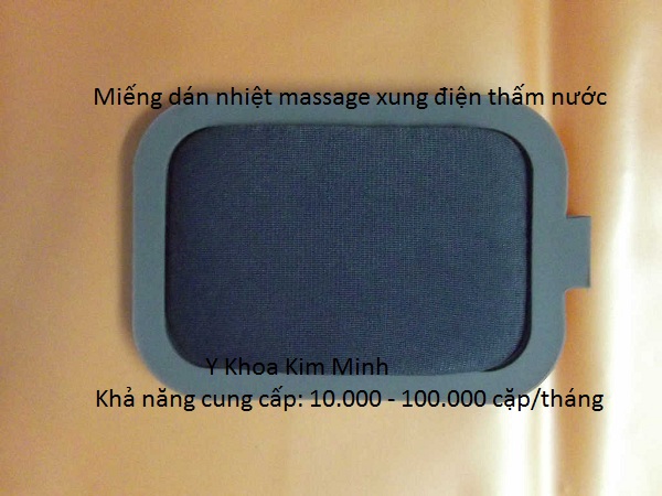 Miếng dán nhiệt xung điện may massage tri lieu