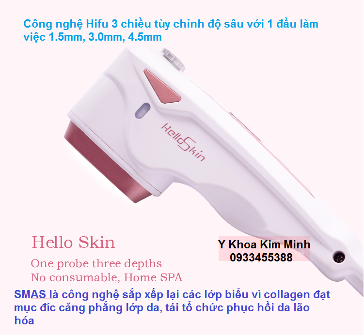 May Hifu mini HelloSkin Machine Portable ban tai tp hochiminh Kim Minh 0933455388