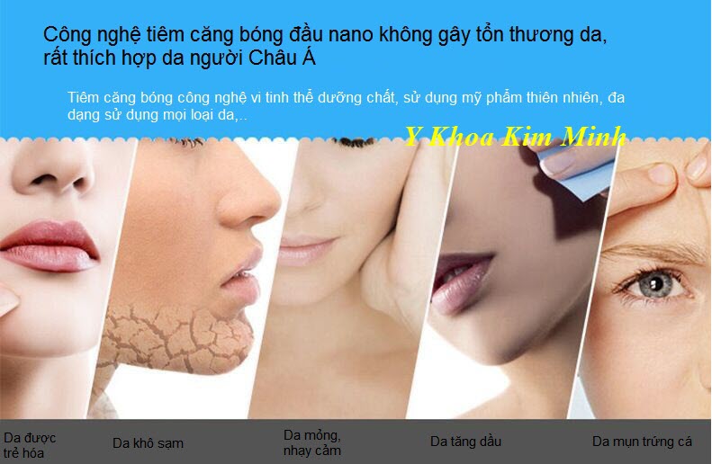 Mua máy tiêm căng bóng da mặt ở đâu tại Tp Ho Chi Minh - Y khoa Kim Minh 0933455388