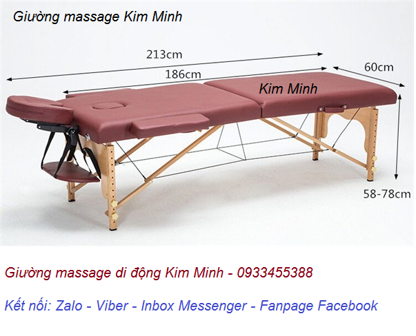 Dia chi cong ty ban giuong massage di dong va li xach tay Y Khoa Kim Minh