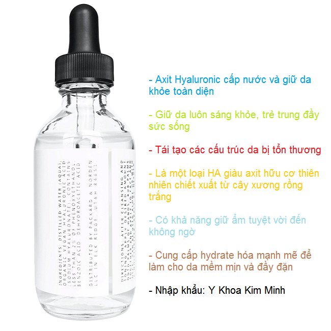 Huyet thanh Hyaluronic Acid giúp ổn định màu da và chống lão hóa bán tại Tp HCM - Y khoa Kim Minh