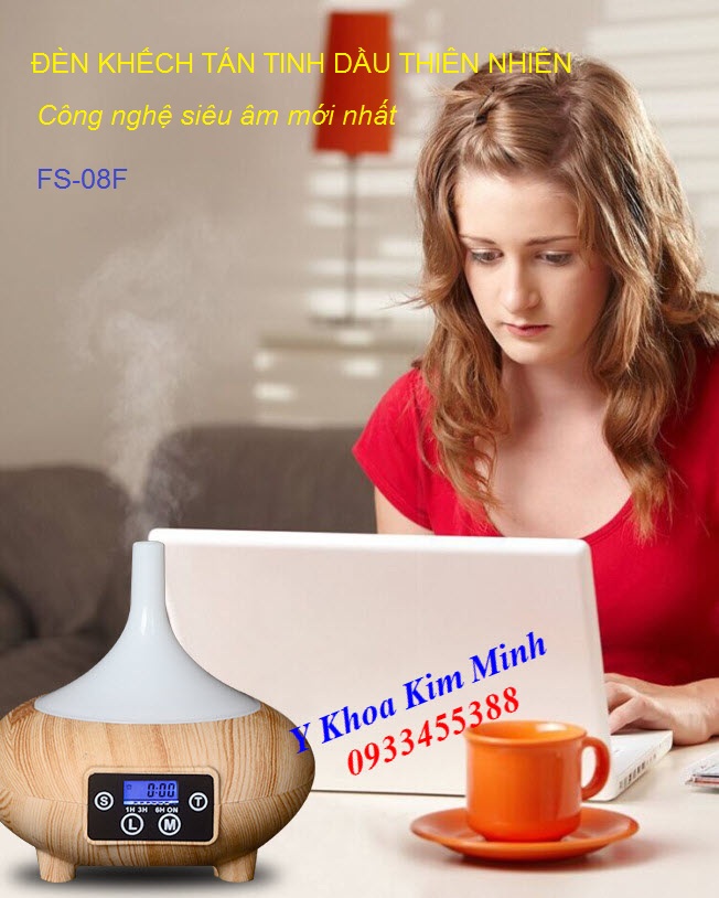Nơi bán đèn khếch tán tinh dầu siêu âm đèn Led 7 màu FS-08F tại Tp Hồ Chí Minh - Y khoa Kim Minh 0933455388