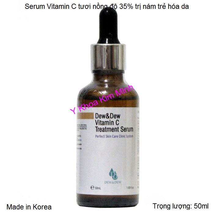 Serum Vitamin C 35 tri nam tre hoa da Han Quoc Y Khoa Kim Minh