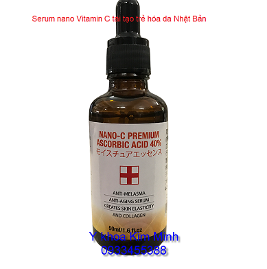 Serum nano vitamin C duong da trang sang min trang da Nhat Ban Y Khoa Kim Minh ban tai tp hochiminh