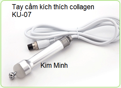 Tay cam Bio EMS kich thich collagen phat trien may cham soc da 7 chuc nang KU-07