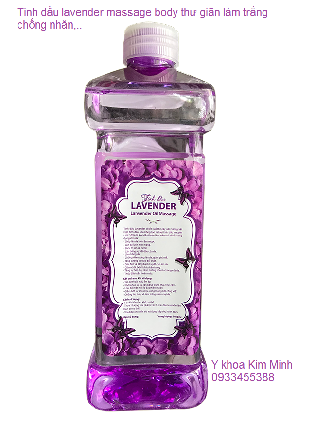 Tinh dau massage body Thai lan Lavender - Y khoa Kim Minh