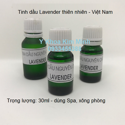 Tinh dầu lavender thiên nhiên Việt Nam dùng xông phòng - Y Khoa Kim Minh 0933455388