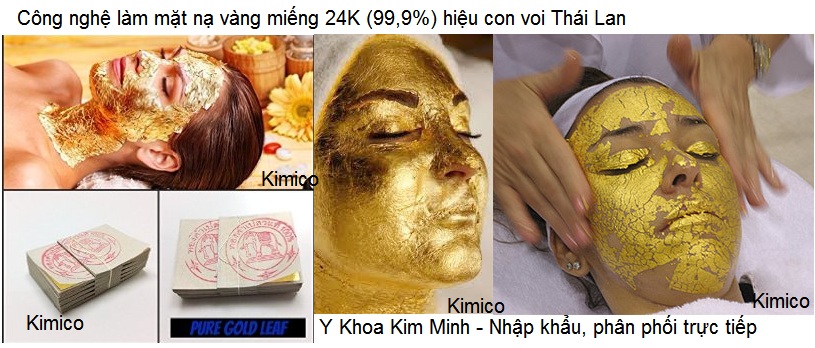 Gol Mask 24K Facial Elephant Thailand import by Kimico VietNam