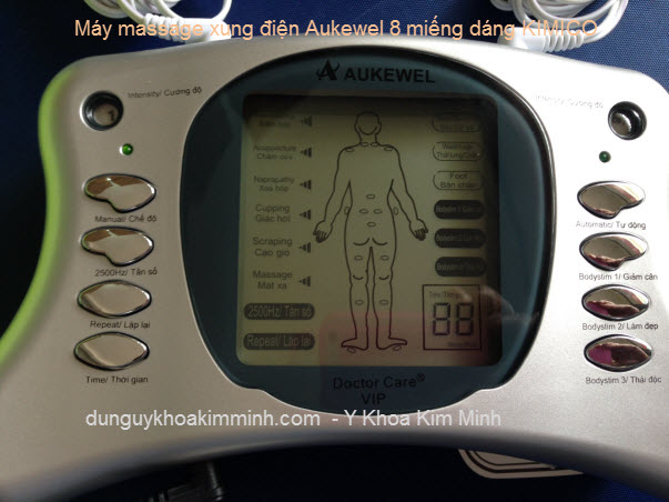 Máy massage matxa trị liệu Aukewel AK-2000-IV 8 miếng dán