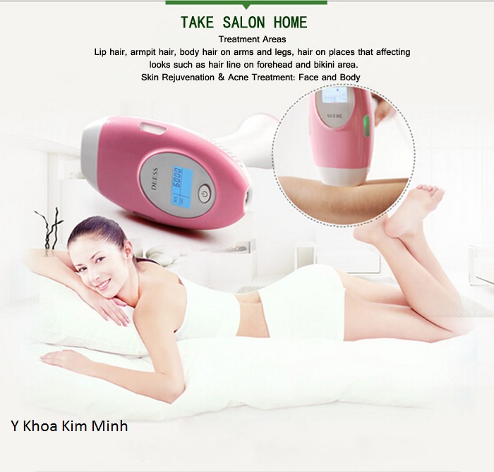 Máy triệt lông cầm tay mini KGP-582 công nghệ trẻ hóa da IPL