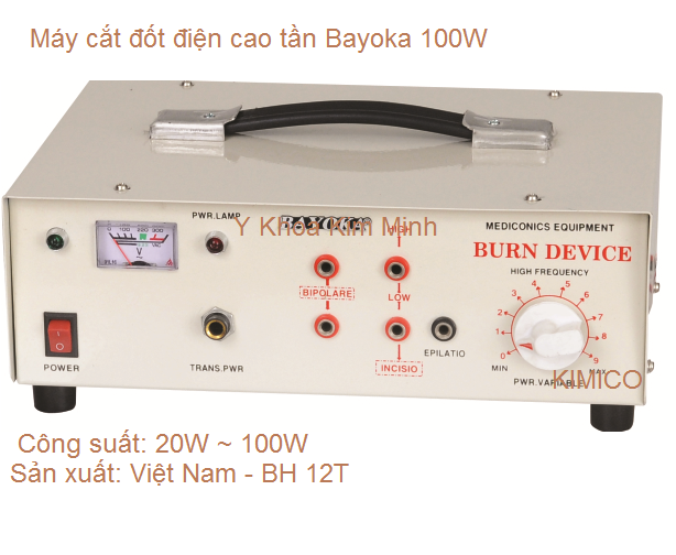Máy cắt đốt cao tần 100W Bayoka Việt Nam