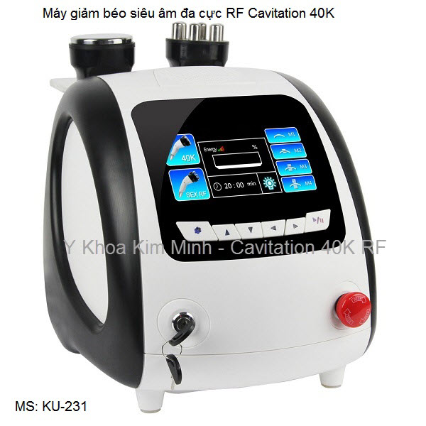 Máy giảm béo siêu âm đa cực RF Cavitation 40K KU-231