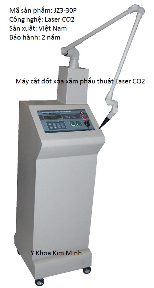 Máy cắt đốt xóa xăm phẩu thuật Laser CO2 JZ3-P30