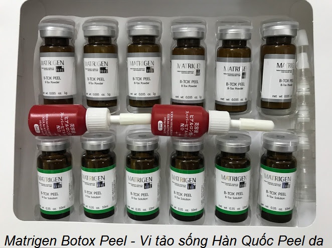 Matrigen Botox Peel Vi tảo sống Hàn Quốc