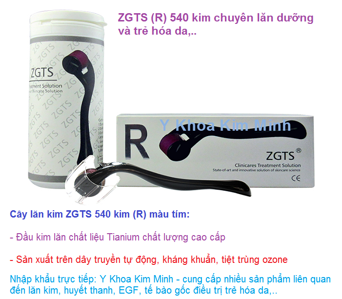 ZGTS 540 kim (R) chuyên lăn dưỡng trẻ hóa da