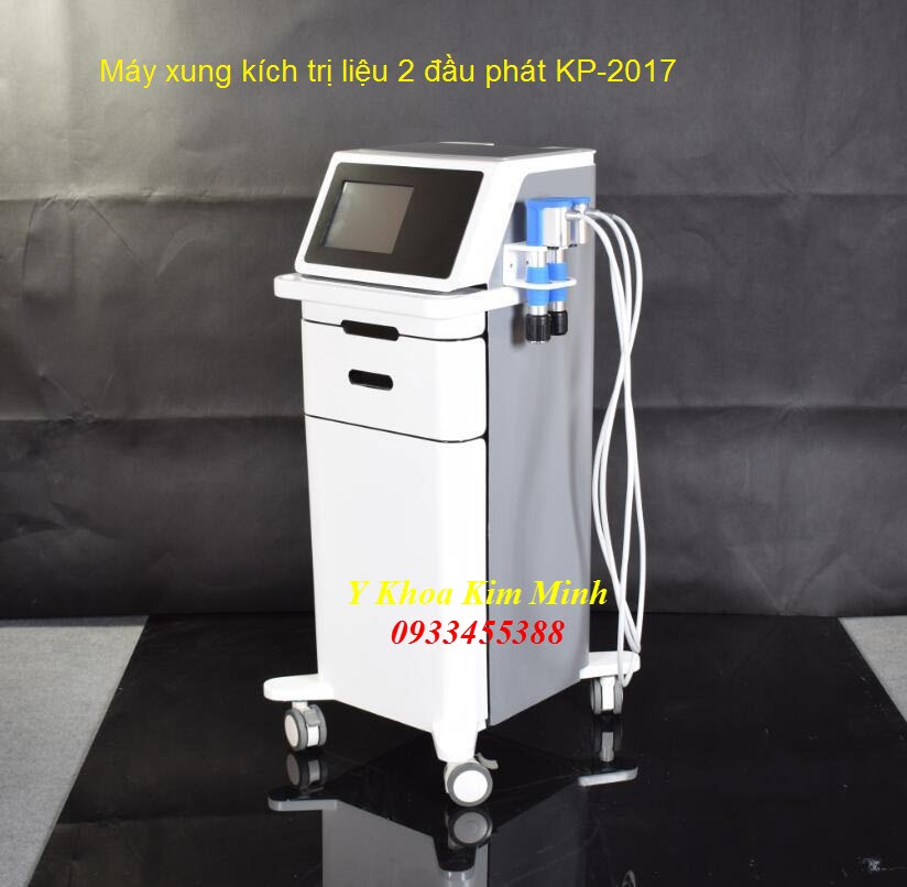 Máy xung kích trị liệu 2 đầu phát KP-2017