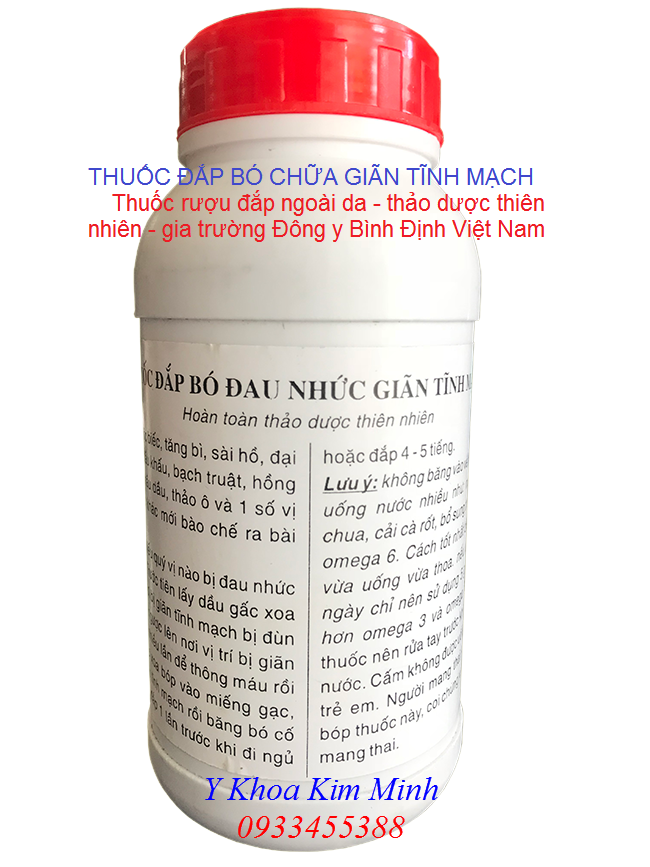 Thuốc đắp chữa bệnh giãn tĩnh mạch Đông y Việt Nam